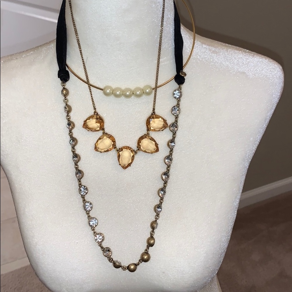 Lot of 3 J. Crew Necklaces